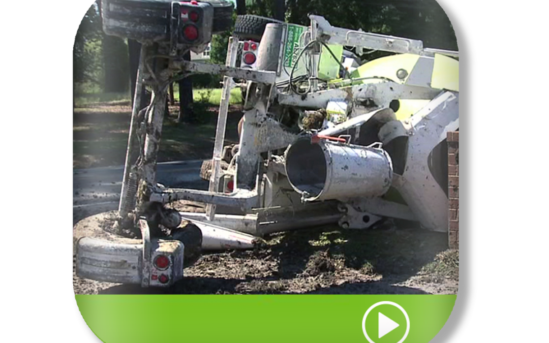 Top-Rolling a Cement Mixer