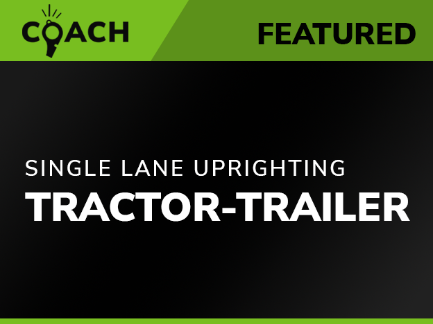 COACH: Single-Lane Uprighting Tractor-Trailer